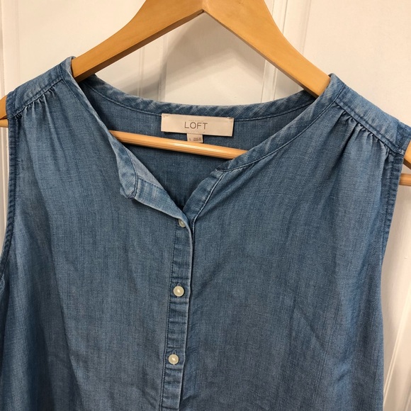 Button down chambray top - Picture 2 of 2